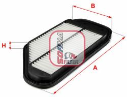 SOFIMA Filtru aer SOFIMA S 3701 A (S 3701 A) - automobilus