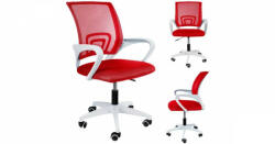 Jumi Scaun ergonomic de birou pivotant #red-white