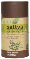 SATTVA Vopsea de păr șaten deschis Light Brown Sattva Ayurveda 150-g