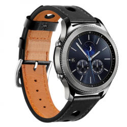BSTRAP Leather Italy curea pentru Huawei Watch GT2 Pro, black (SSG009C0109)