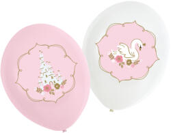 Amscan Baloane din latex Pink lock / Swan 6 buc