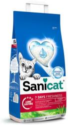 Sanicat 7 DAYS Aloe Vera nisip pentru litiera pisici, mineral 12 l (3x4 l)