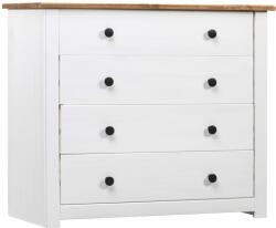 vidaXL Dulap lateral, alb, 80 x 40 x 73 cm, gama pin de Panama (282660) Comoda