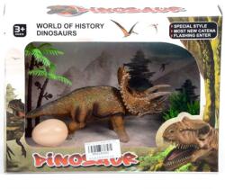 Magic Toys Triceratops dinoszaurusz figura tojással és növényekkel (MKK240540)