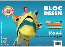 KOH-I-NOOR Bloc desen A4 KOH-I-NOOR GIRAFA, 16 coli