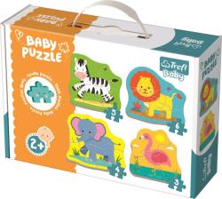 Trefl - Puzzle 4v1 Baby puzzle Safari - 1 - 39 piese