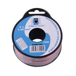 Cabletech Cablu Difuzor Cca 2x1.00mm Transparent 10m (kab0395)