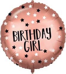 Procos Balon din folie - rose Birthday Girl 46 cm