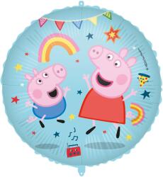 Procos Balon din folie - Peppa Pig cerc albastru 46 cm