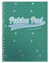 Caiet A4 cu spira Pukka Pads Glee, dictando, 200 pagini, verde (PKP030085)