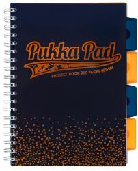 Caiet B5 cu spira si separatoare Pukka Pads PBB, matematica, albastru (PKP030030)