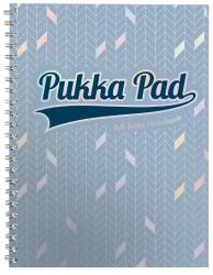  Caiet A4 cu spira Pukka Pads Glee, dictando, 200 pagini, albastru deschis (PKP030092)