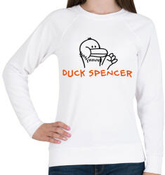 printfashion Duck Spencer - Női pulóver - Fehér (7578437)