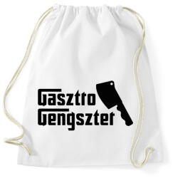 printfashion Gasztro Gengszter - Sportzsák, Tornazsák - Fehér (7549580)