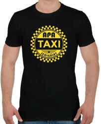 printfashion Apa taxi szolgálat - Férfi póló - Fekete (7553545)