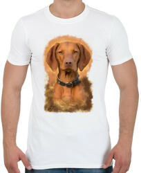 printfashion Magyar vizsla - Férfi póló - Fehér (1216483)