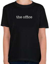 printfashion The Office sorozat - Fehér - Gyerek póló - Fekete (7504012)