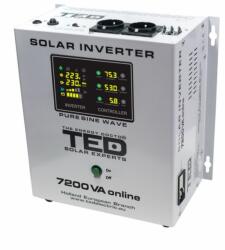 TED Electric Invertor solar off-grid TED Electric de la 48V la 230V 7200VA / 5000W unda sinusoidala pura TED000316 (Invertor 7200VA TED000316)