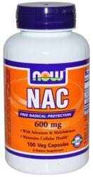 NOW Now NAC Selenium Molybdenum 600 mg 100 veg caps