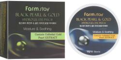FarmStay Patch-uri de hidrogel Perlă neagră și Aur - FarmStay Black Pearl & Gold Hydrogel Eye Patch 60 buc Masca de fata