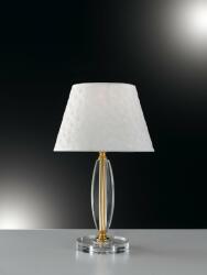 F.A.N. Europe Lighting I-EPOQUE/L1 | Epoque Faneurope asztali lámpa Luce Ambiente Design 43cm kapcsoló 1x E27 arany, átlátszó, fehér (I-EPOQUE/L1)
