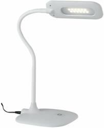 F.A.N. Europe Lighting LEDT-DARWIN-WHITE | Darwin-FE Faneurope asztali lámpa Luce Ambiente Design 53, 5cm fényerőszabályzós érintőkapcsoló flexibilis, szabályozható fényerő 1x LED 450lm 4000K fehér (LEDT-DARWIN-WHITE)