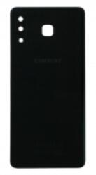 Samsung G885 Galaxy A8 Star, A9 Star akkufedél (hátlap) kamera lencsével és ragasztóval fekete gyári