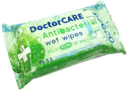 Doctor Care antibakteriális törlőkendő - 15db
