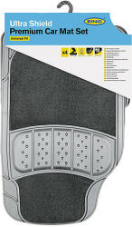 RING Ultra Shield 5000 2 részes autószőnyeg PVC/textil - szürke