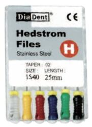 Diadent H-Files (SS) 25mm #30 - Diadent