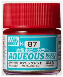 Mr. Hobby Aqueous Hobby Color Paint (10 ml) Metallic Red H-087