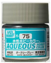 Mr. Hobby Aqueous Hobby Color Paint (10 ml) Dark Seagray H-075
