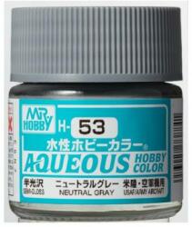 Mr. Hobby Aqueous Hobby Color Paint (10 ml) Neutral Gray H-053