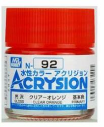 Mr. Hobby Acrysion Paint N-092 Clear Orange (10ml)