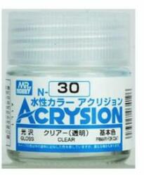 Mr. Hobby Acrysion Paint N-030 Clear (10ml)