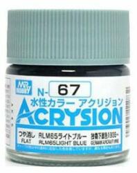 Mr. Hobby Acrysion Paint N-067 RLM65 Light Blue (10ml)