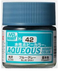 Mr. Hobby Aqueous Hobby Color Paint (10 ml) Blue Gray H-042