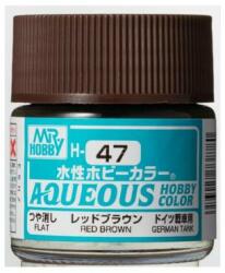 Mr. Hobby Aqueous Hobby Color Paint (10 ml) Red Brown H-047