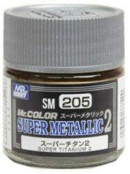 Mr. Hobby Mr. Color Super Metallic II SM-205 Super Titanium (10ml)