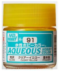 Mr. Hobby Aqueous Hobby Color Paint (10 ml) Clear Yellow H-091