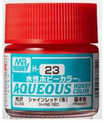 Mr. Hobby Aqueous Hobby Color Paint (10 ml) Shine Red H-023