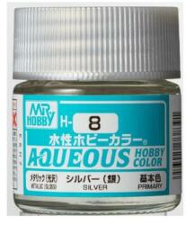 Mr. Hobby Aqueous Hobby Color Paint (10 ml) Sliver H-008