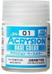 Mr. Hobby Acrysion Base Color Paint (18 ml) Base White BN-01