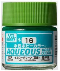 Mr. Hobby Aqueous Hobby Color Paint (10 ml) Yellow Green H-016