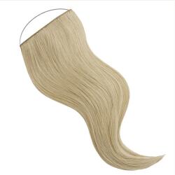 HairExtensionShop Damilos Flip-In Emberi Póthaj Standard Világos Platinaszőke Színben 60cm (Szín #60) (RFL6060)