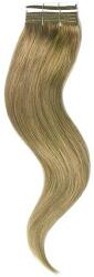 HairExtensionShop Tresszelt Emberi Póthaj Standard Világosbarna Színben 50cm (Weft Haj #8) (RW508)