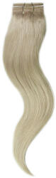 HairExtensionShop Tresszelt Emberi Póthaj Világos Platinaszőke Színben 50cm (Weft Haj #60) (RW5060)