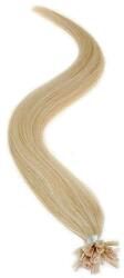 HairExtensionShop Keratinos U-TIP Emberi Póthaj Standard Hőillesztéshez Mézszőke 60cm (Szín #22) (RUT6022)