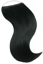 HairExtensionShop Damilos Flip-In Emberi Póthaj Standard Koromfekete Színben 60cm (Szín #1) (RFL601)