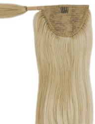 HairExtensionShop Lófarok Copf Emberi Póthaj Standard Világos Platinaszőke Színben 60cm (Szín#60) (RP6060)
